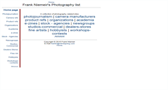 Desktop Screenshot of franksphotolist.com